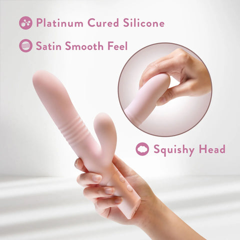 Blush Fraya (Pink) – Rabbit Vibrator 5.25 Inch Insertable Pink > Vibrators > Ladies > Rabbit