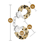 Temptasia Beginner Leopard Print Bondage Cuffs with Keys > Bondage Gear > Handcuffs