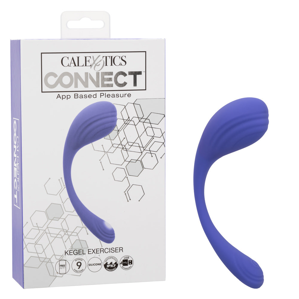 CalExotics Connect™ Kegel Exerciser in Purple with App Control and 9 Vibration Functions > Sex Toys For Ladies > Kegel Exercise