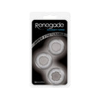 Ns Novelties Renegade Intensity Stretch Cock Ring Set Clear > Cock Ring > Sets