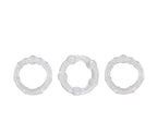 Ns Novelties Renegade Intensity Stretch Cock Ring Set Clear > Cock Ring > Sets
