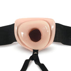 Dr. Skin Hollow Strap On 7 Inch Vanilla – Soft Strap-On Dildo > Dildos > Hollow Strap Ons