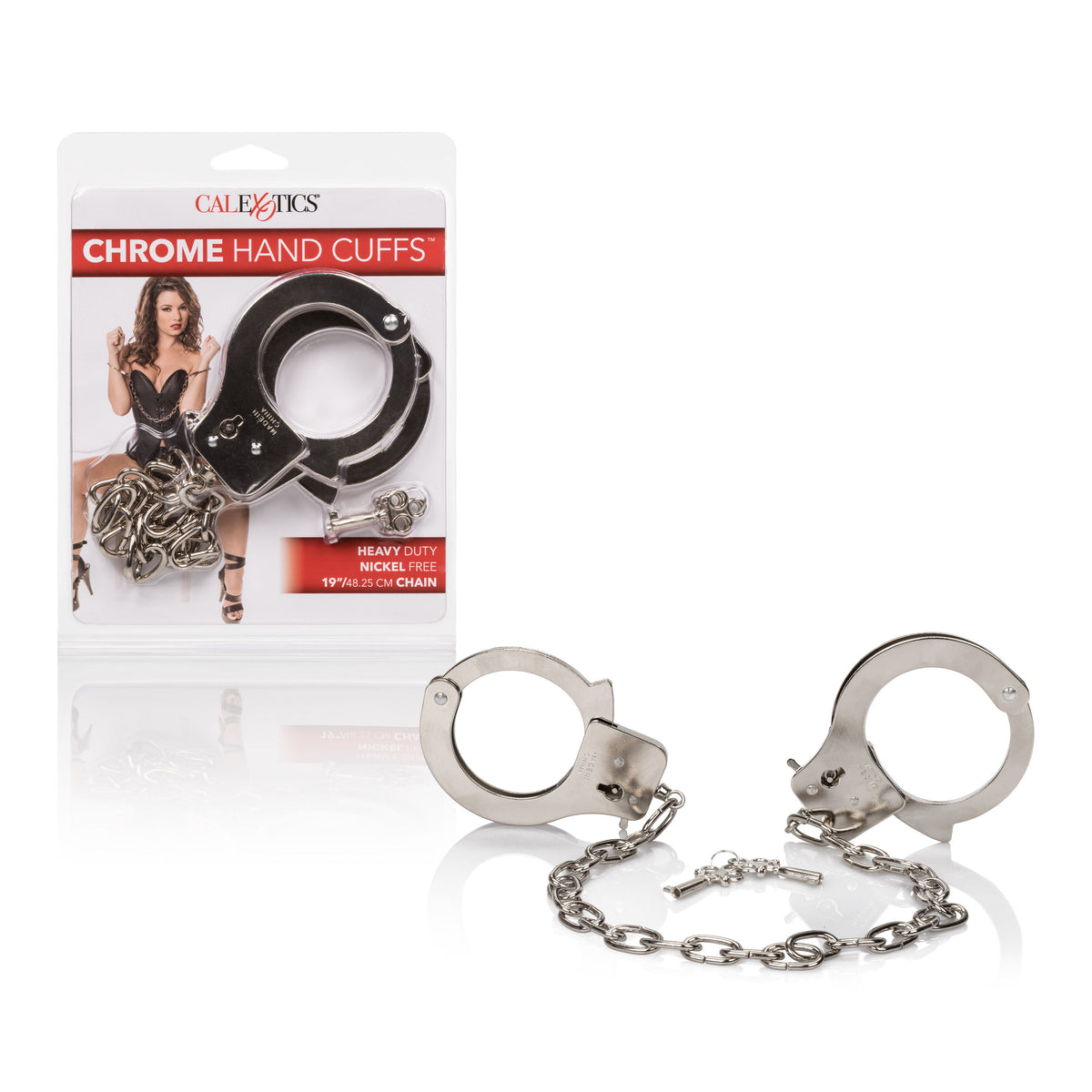 Heavy Duty Nickel-Free Handcuffs With Safety Release And Keys – Restraint Accessory Silver > Bondage Gear > Handcuffs