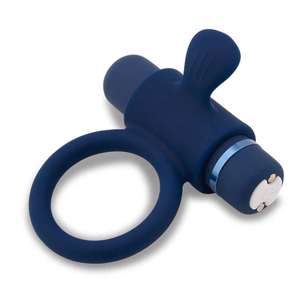 Nu Sensuelle Silicone Bullet Ring Black > Cock Ring > Vibrating