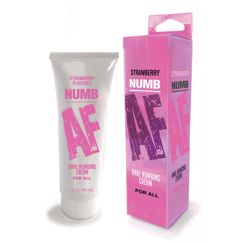 Numb Af Strawberry Flavoured Anal Numbing Cream 44 Ml