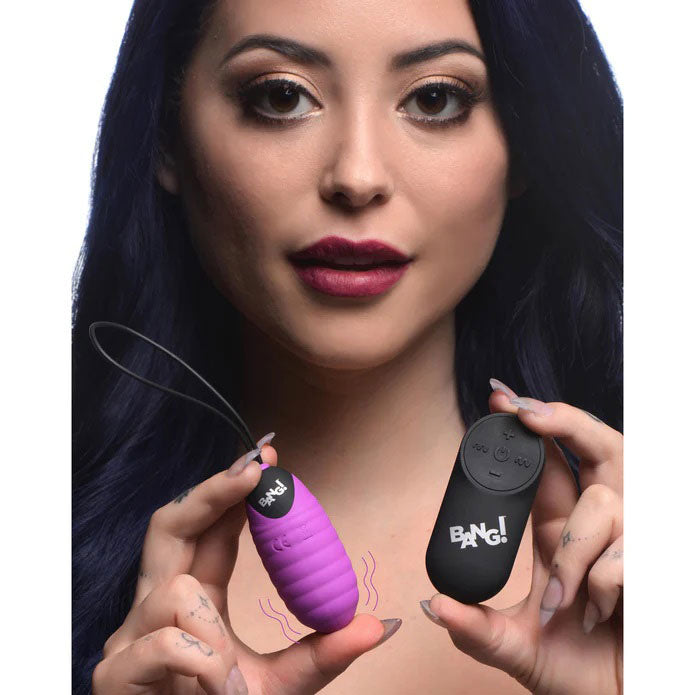 28x Ribbed Silicone Egg - Purple > Sex Toys For Ladies > Kegel Exercise