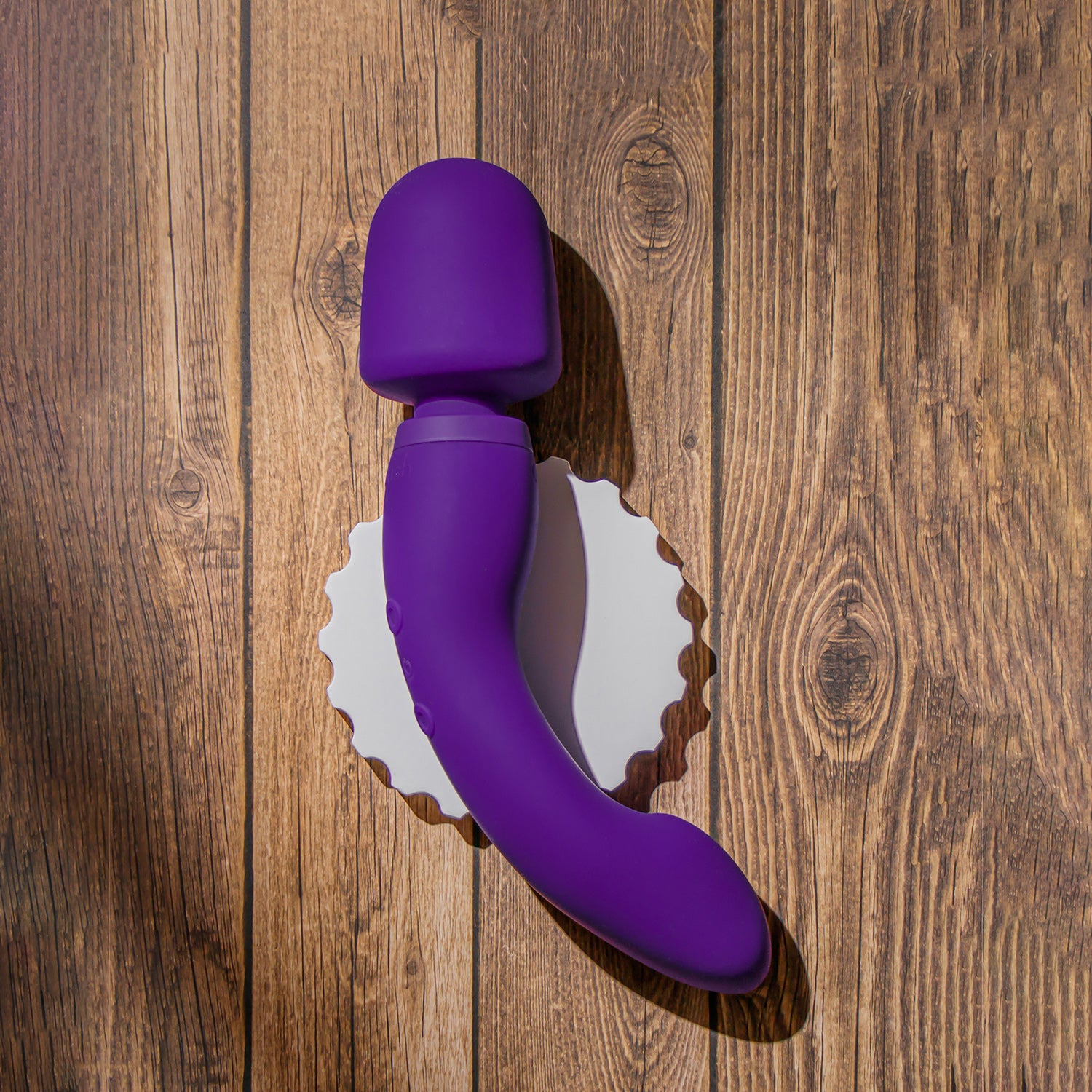 Wellness Dual Sense Purple Electric Massager with Dual Vibration > Sex Toys For Ladies > Wand Massagers and Attachments
