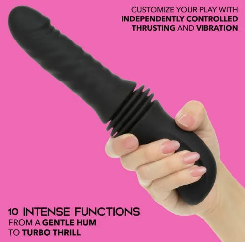 Overdrive Waterproof Thruster – Waterproof Powerful Thrusting Vibrator (10) > Dildos > Thrusting Dildos