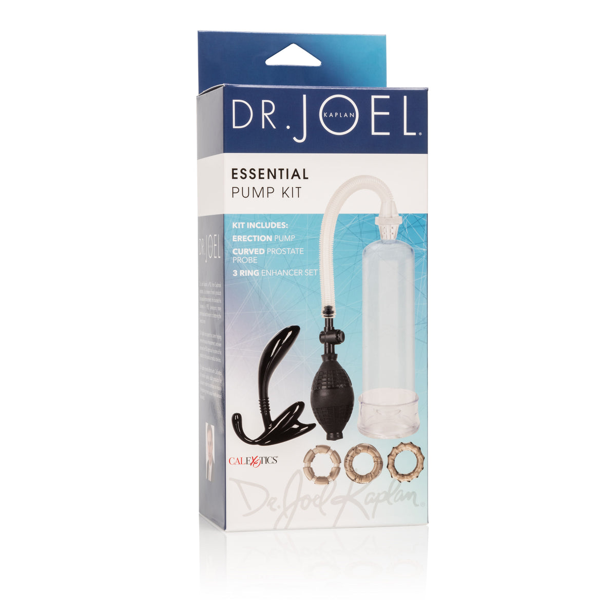 Dr Joel Kaplan Essential Pump Kit with Cock Rings and Probe Clear PUMPS