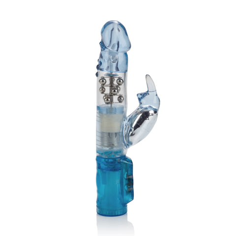 Waterproof Jack Rabbit Floating Beads - Blue VIBRATORS-RABBIT