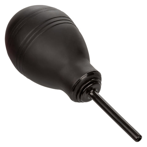 CalExotics One-Way Anal Douche with Black Leak-Proof Nozzle 7.3 fl. oz. Squeeze Bulb Douches