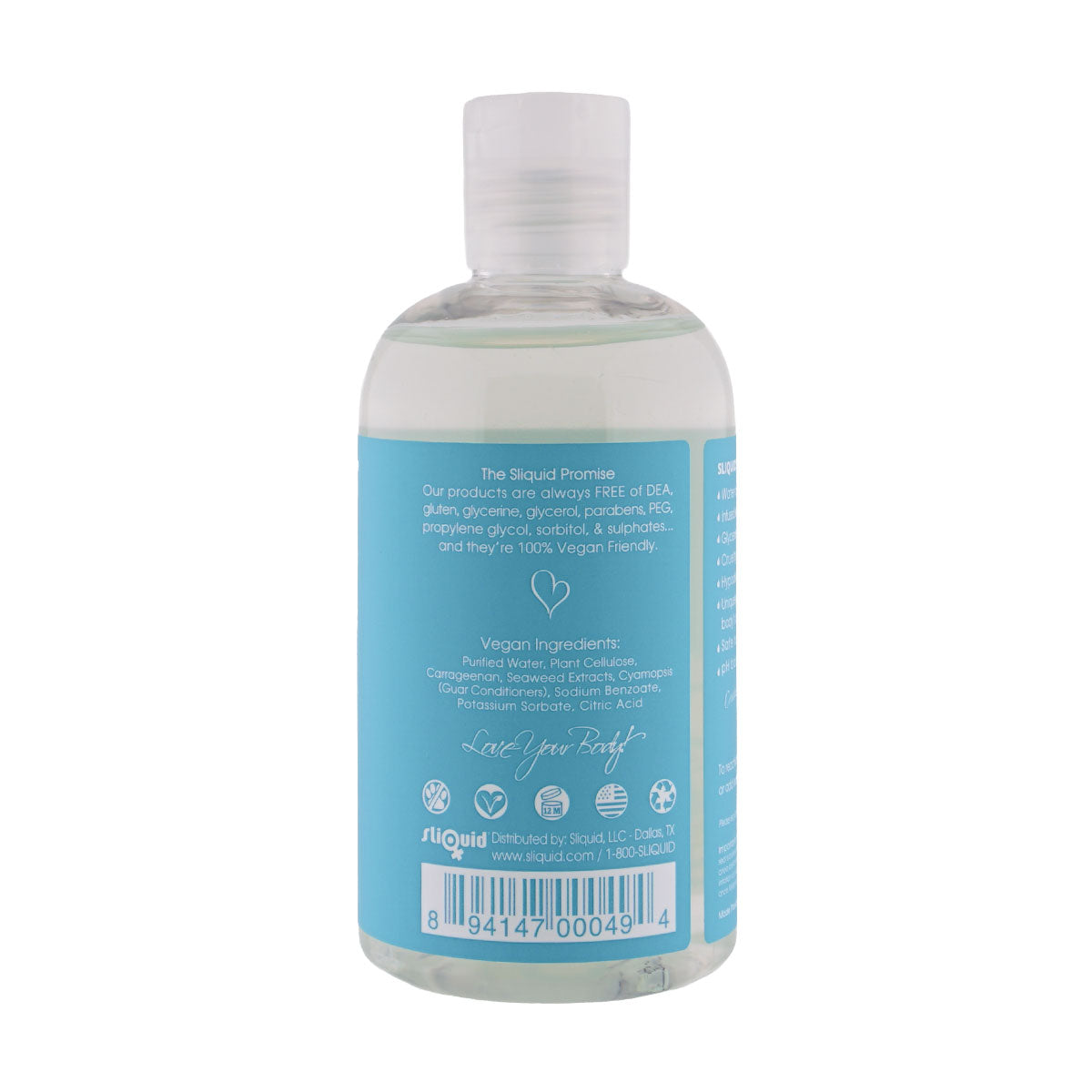 Naturals Sea Water-Based Intimate Lubricant with Seaweed Extract 8.5 Fl Oz Water Based Lube