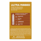 Trojan Ultra Ribbed Condoms – Deep Raised Ribs 12 Pack Condoms > Essentials > Condoms