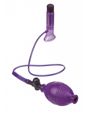 Fetish Fantasy Vibrating Clitoral Pump with Suction and Vibration Purple Suction Stimulator
