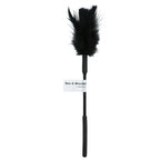Sex and Mischief Feather Tickler – Soft Feather Tip Sensation Accessory Black > Bondage Gear > Ticklers