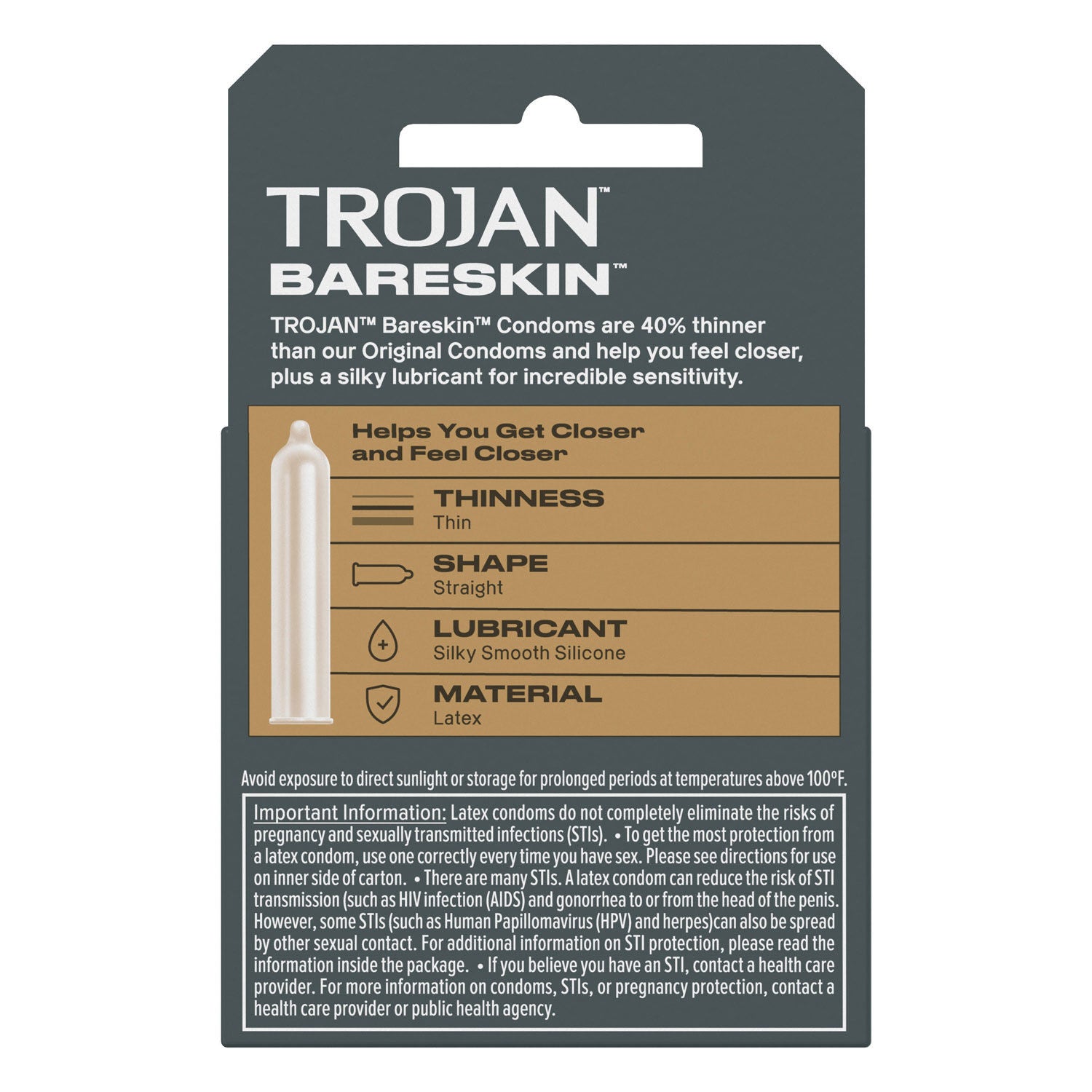 Trojan Sensitivity Bareskin Lubricated Condoms - 3 Pack Secondary image