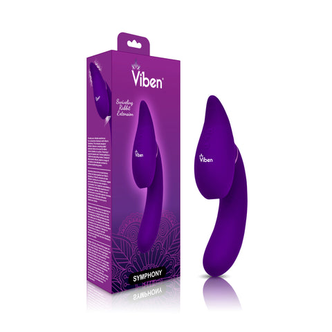 Symphony 21 Mode Swivel Suction Head Triple Motor Vibrator VIBRATORS-RABBIT