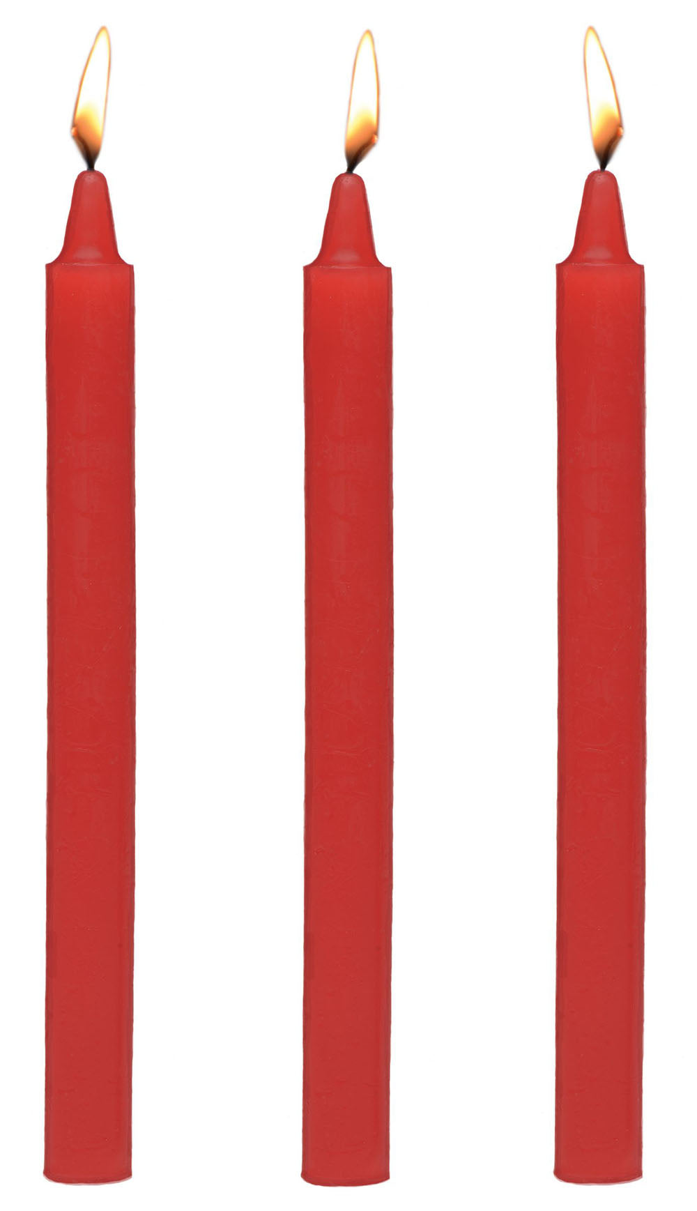Fetish Drip Candles 3 Pack Red for Sensation Play Drip Candles