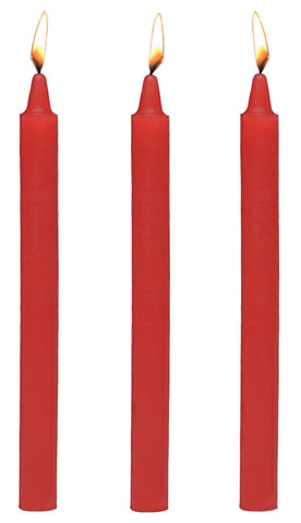 Fetish Drip Candles 3 Pack Red for Sensation Play Drip Candles