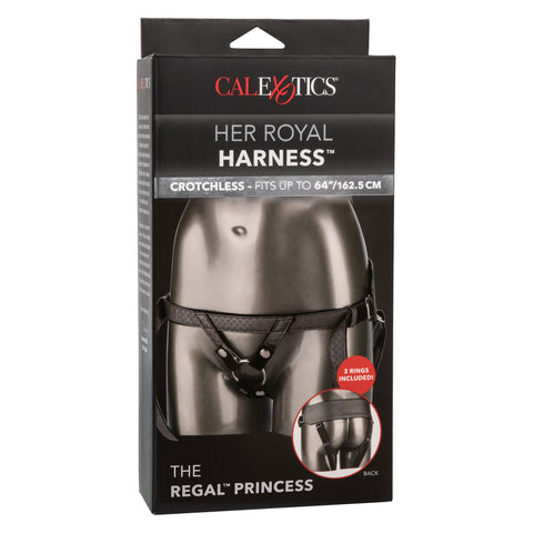 Her Royal Harness the Regal Princess - Pewter Harnesses & Strap-Ons