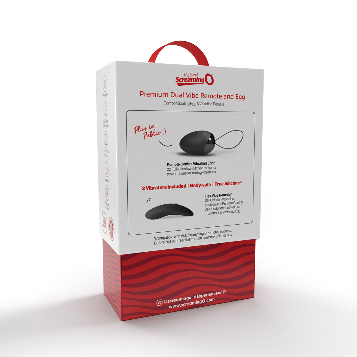 My Secret Screaming O Premium Dual Vibe – Remote-Controlled Vibrator and Egg Combo > Sex Toys For Ladies > Vibrating Eggs