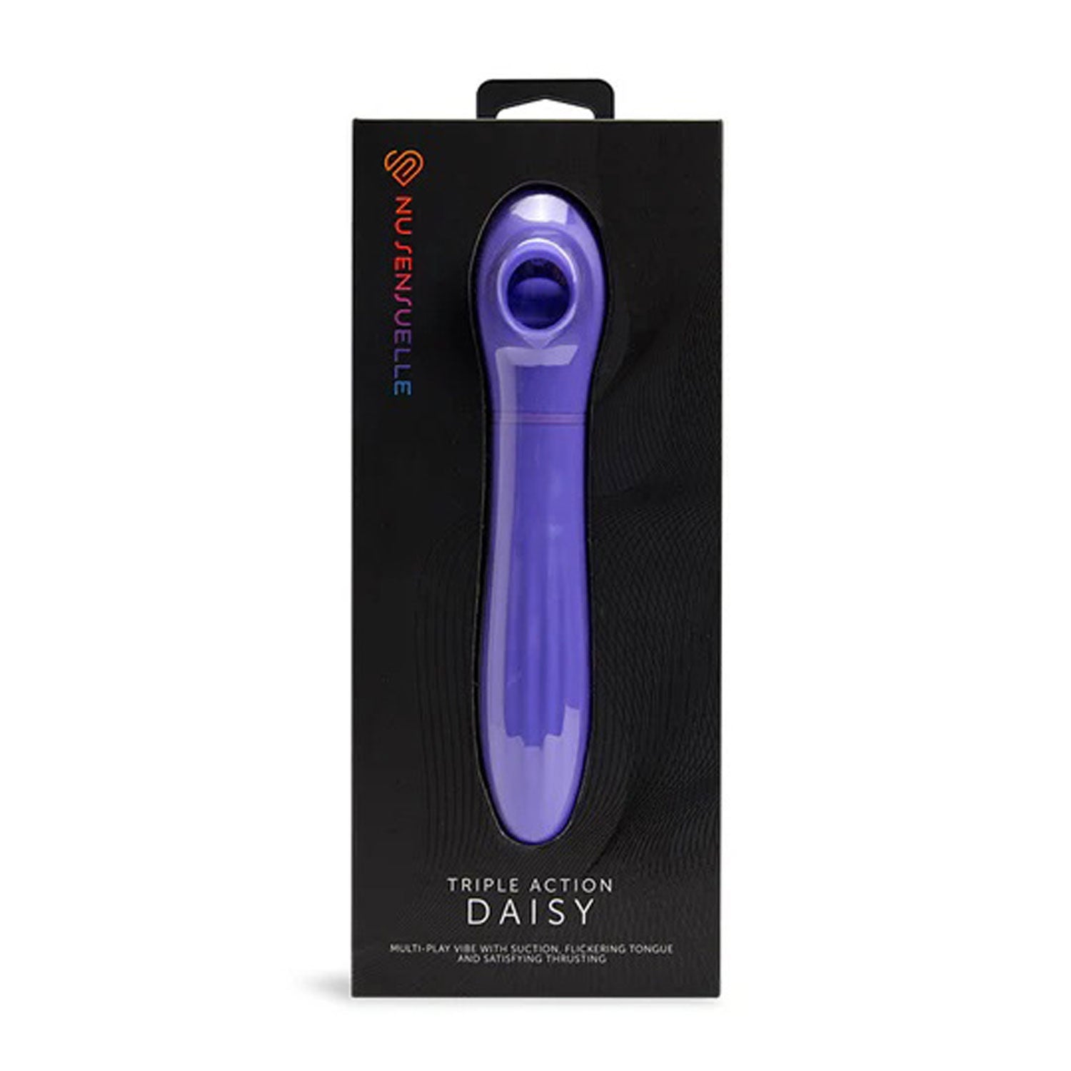 Nu Sensuelle Triple Action Daisy (Ultra Violet) – Luxury Thrusting Vibrator Purple > Vibrators > Standard Vibrators