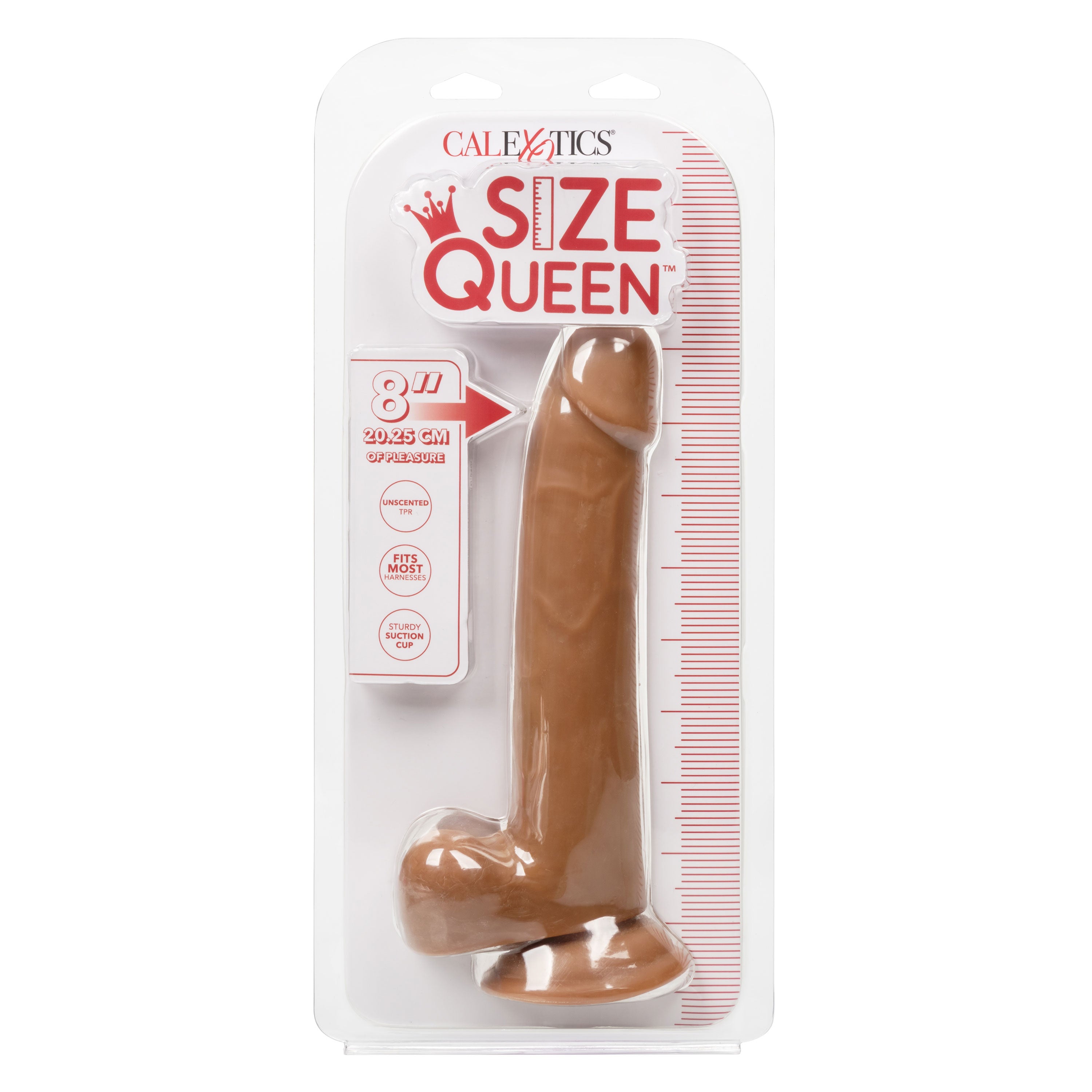 Size Queen 8 Inch Realistic Dong in Ivory for Adult Pleasure Dongs Realistic