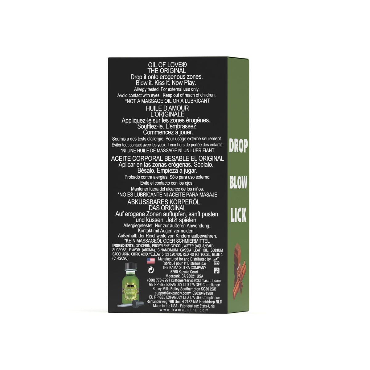 Kama Sutra Oil of Love Original Kissable Foreplay Massage Oil > Essentials > Massage Oil