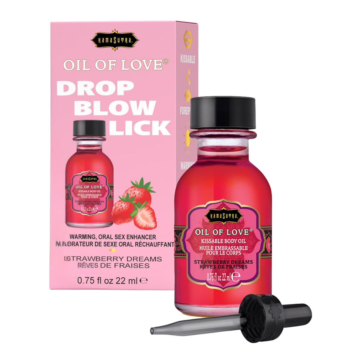 Kama Sutra Oil of Love Strawberry Dreams Kissable Massage Oil > Essentials > Massage Oil