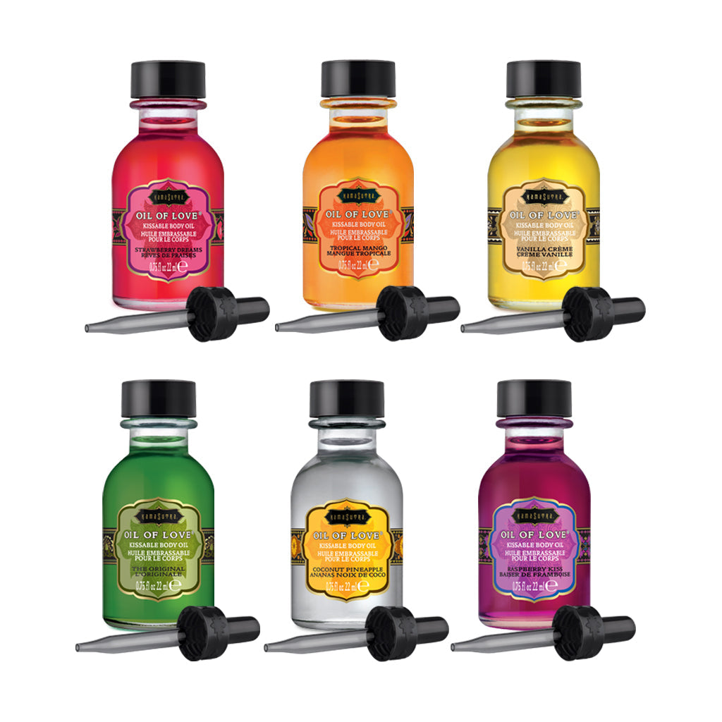 Kama Sutra Oil of Love Massage Oil Collection Set Six Flavors > Essentials > Massage Oil