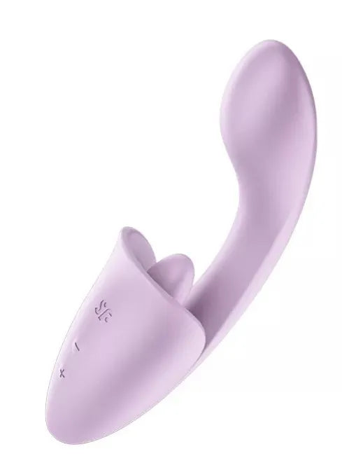 Satisfyer Tongue Expert (Violet) – USB Rechargeable 18 cm Silicone Vibrator > Sex Toys For Ladies > Clitoral Vibrators and Stimulators