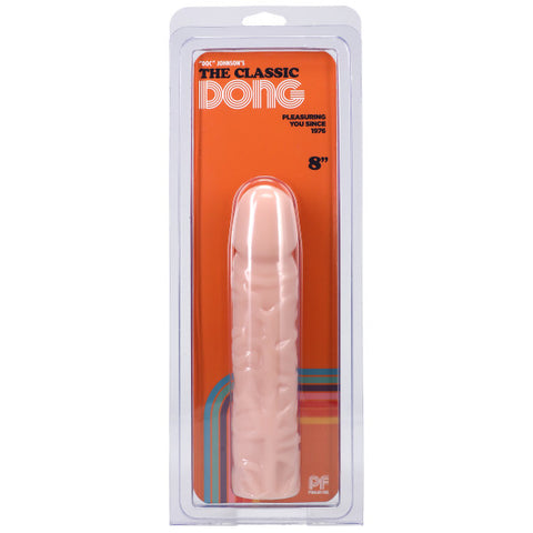 Doc Johnson Classic 8 Inch Dong – Lifelike Textured Silicone Dong > Dildos > Realistic Dildos