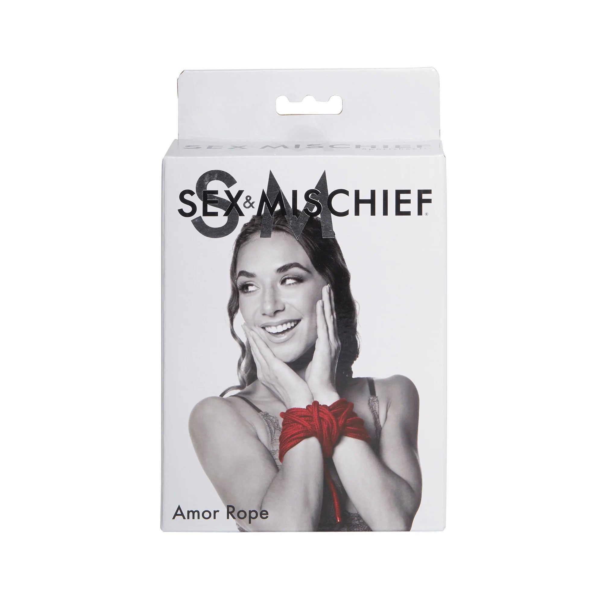 Sex & Mischief Amor Rope 9 Metres Red Cotton Restraint Red Rope