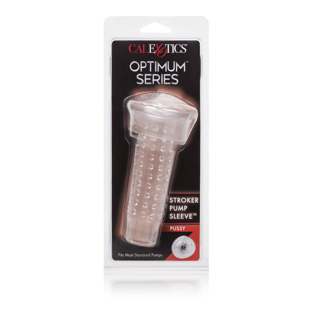 Optimum Series Realistic Stroker Pump Sleeve Pussy 6 Inch > Sex Toys For Men > Masturbators > Manual