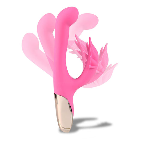 Maui Dual Motor G-Spot Rechargeable Vibrator in Pink VIBRATORS-RABBIT