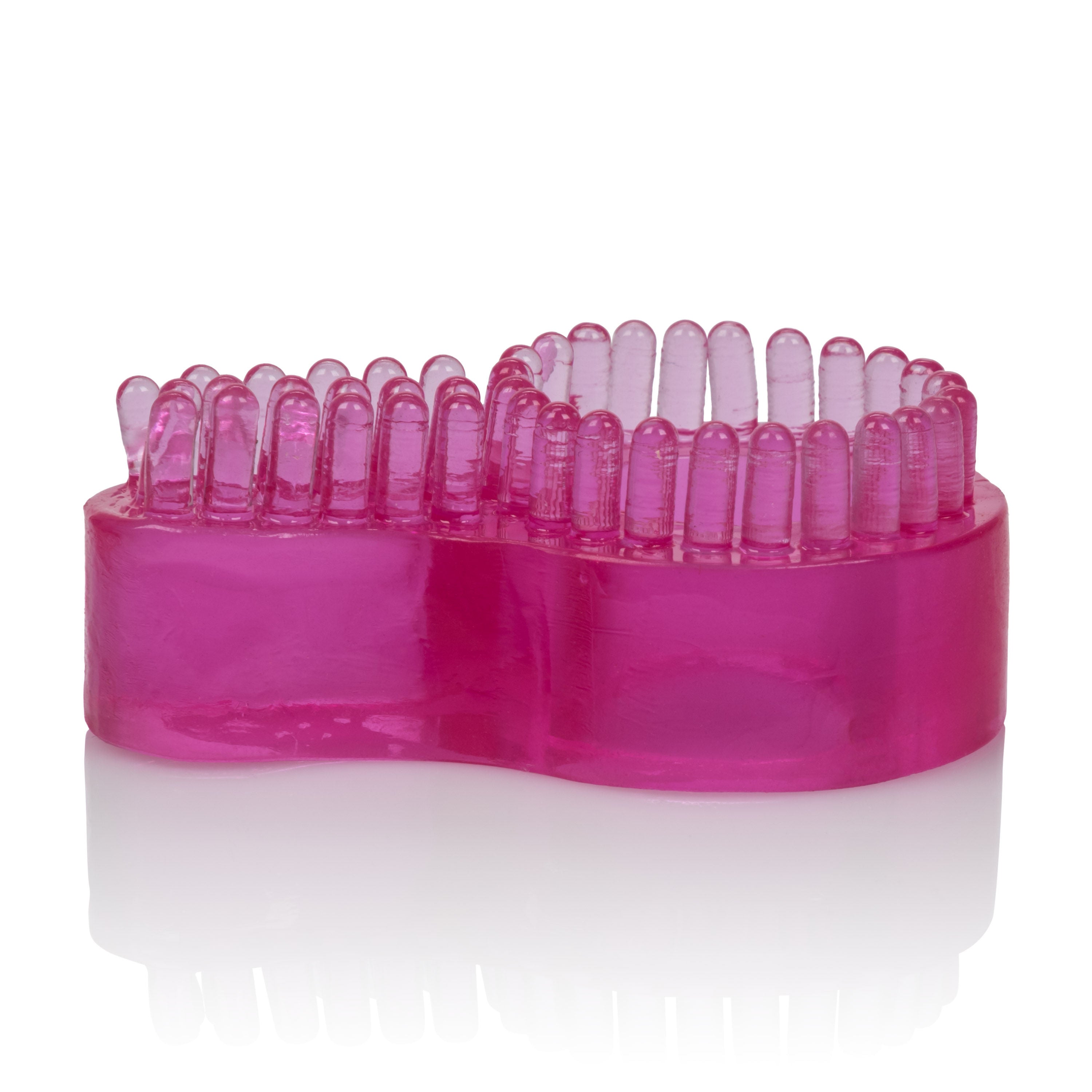 Super Stretch Pink Enhancer Ring With Tickler for Adults COCK RINGS