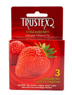 Trustex Flavored Lubricated Condoms – Strawberry | Vanilla - 3 Pack > Essentials > Condoms