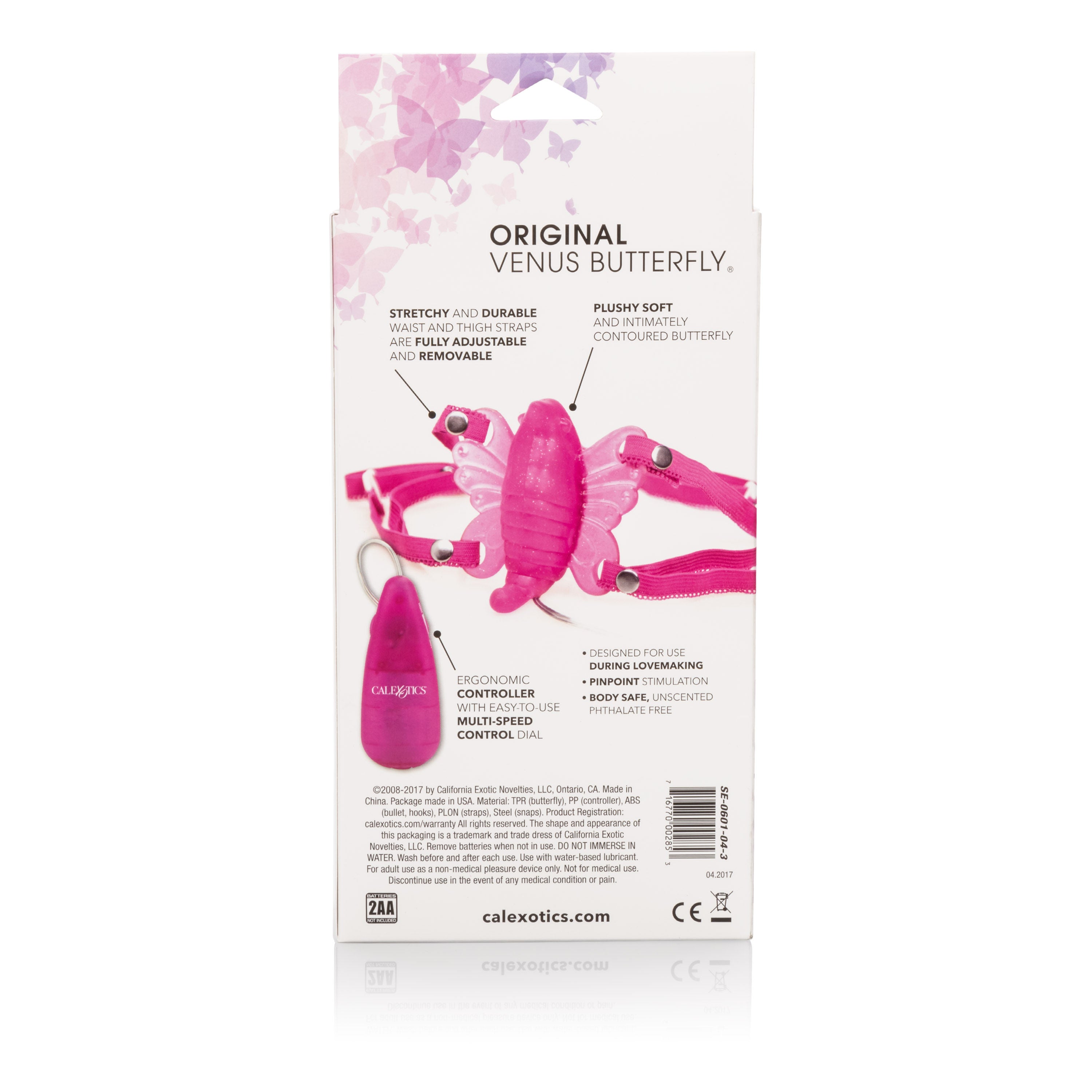 Venus Butterfly Multi-Speed Vibrating Strap-On Clitoral Toy STIMULATORS