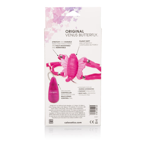 Venus Butterfly Multi-Speed Vibrating Strap-On Clitoral Toy STIMULATORS