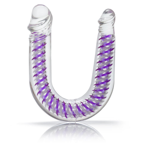 Art Deco Double Dong Jelly Soft Double Penetrator Toy Double Dongs