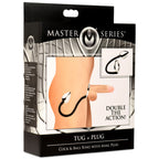 Master Series Tug Plug Aluminum Cock and Ball Ring – Aluminum Cock and Ball Ring > Anal Range > Butt Plugs