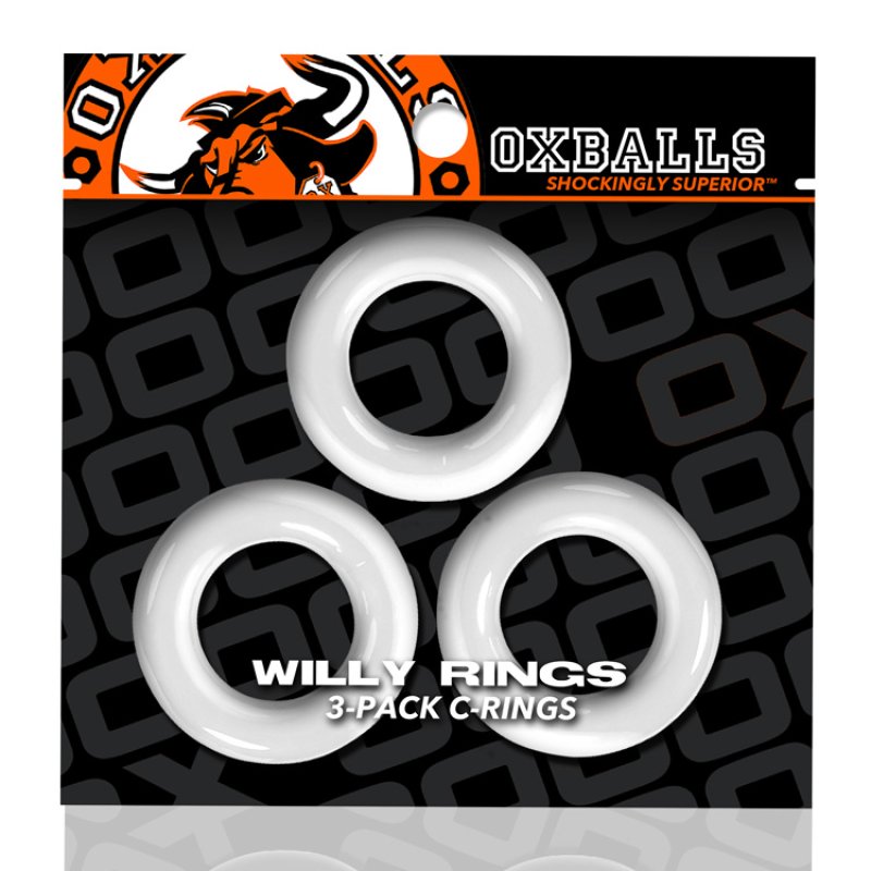 Willy Rings – Comfort Fit Accessory Rings White > Cock Ring > Sets