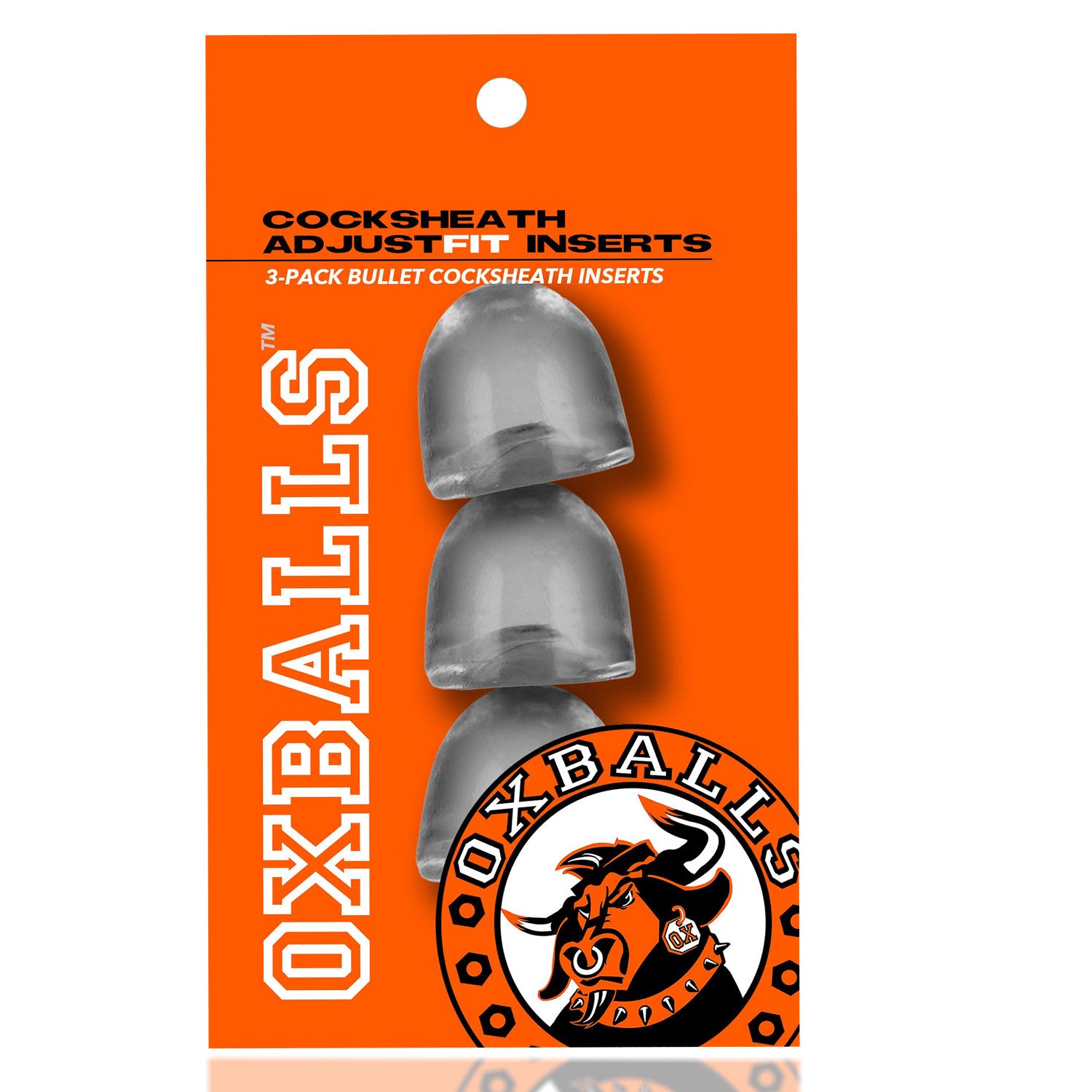 Oxballs Adjustfit Insert 3-Pack Clear Cocksheath Inserts Clear SLEEVES