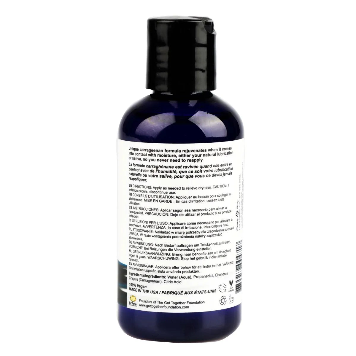 Water Slide Personal Lubricant 4 Oz – Water-Based Vegan Lubricant > Lube > Water Based