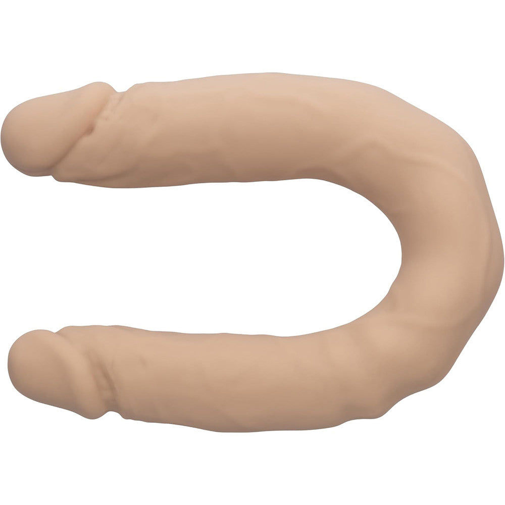 Silicone Studs Bend and Hold Dual Dong (Ivory) – 16 Inch Silicone Dong > Dildos > Double Dildos