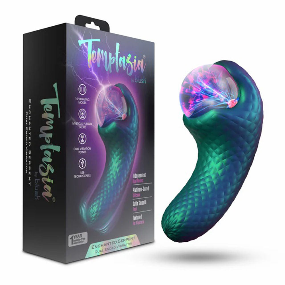 Temptasia Enchanted Serpent Dark Millenia Pulse Vibrator Multi Clit Stimulators