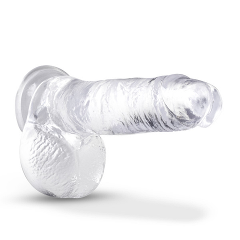 B Yours Plus Clear Soft Realistic Dildo for Adult Intimacy Clear DONGS
