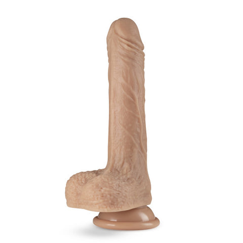 Dr Skin 7 Inch Rechargeable Silicone Thrusting Dildo Vanilla Dongs Realistic