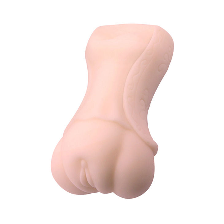 Crazy Bull No Lube Masturbator Sleeve – Realistic Skin-Like Texture Masturbator 2.80 Inches Length Beige > Sex Toys For Men > Masturbators > Manual