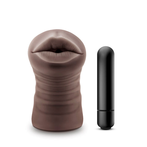 Enlust Krystal (Brown) – Luxurious Vibrating Male Stroker Masturbation Aids for Males